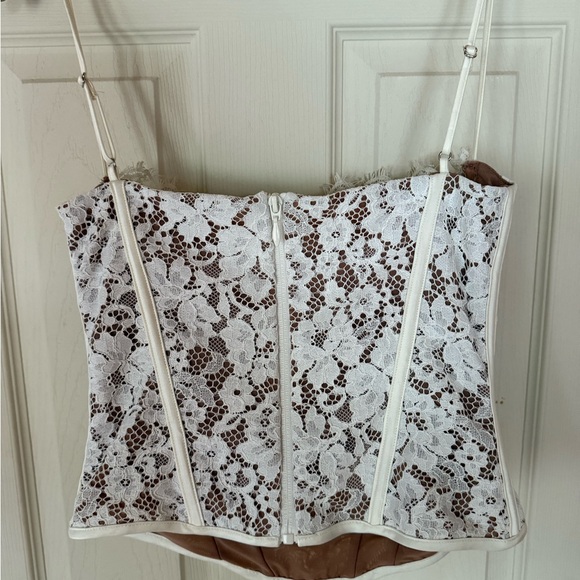 House of CB Lace Corset Mila, back zip, Size Small D-DD - Picture 4 of 9